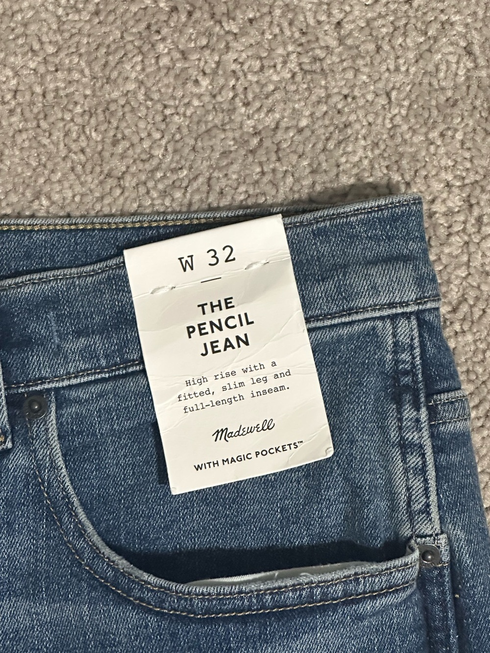 Madewell The Pencil Jean - Picture 4 of 6